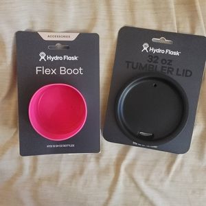 hydro flask flamingo 2pc bundle new